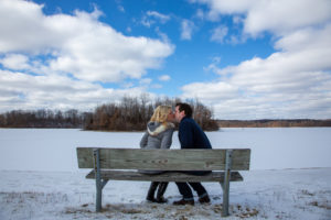 Love in the Frost: Jennifer and James’s Winter Engagement Session