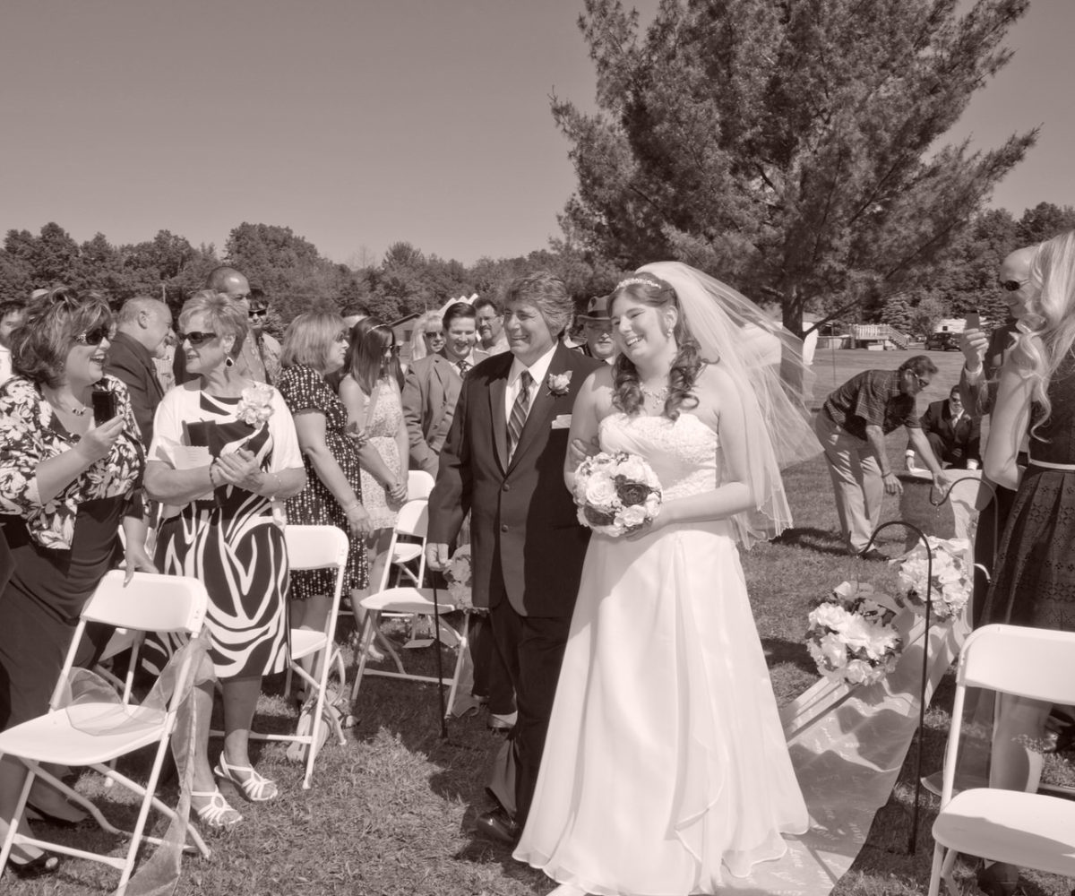 Andrea & Justin’s Backyard Wedding