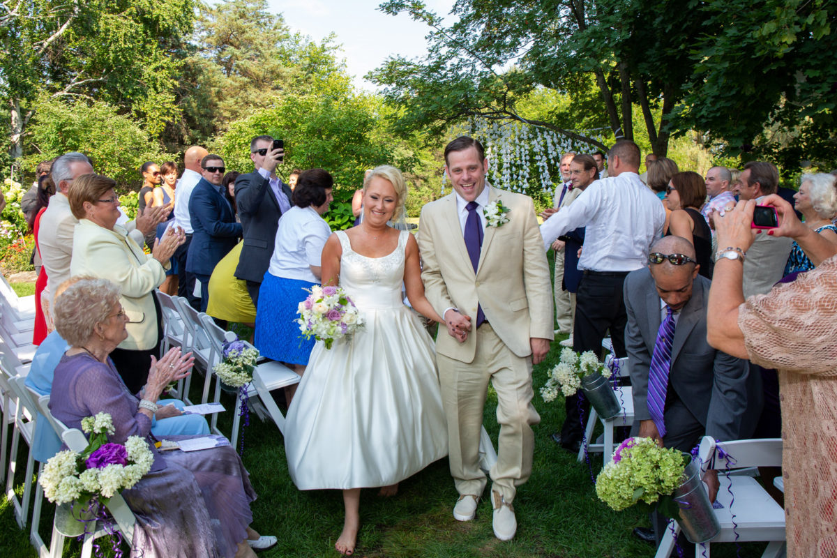Adam and Lindsey’s Summer Wedding: A Backyard Ceremony and Elegant Reception